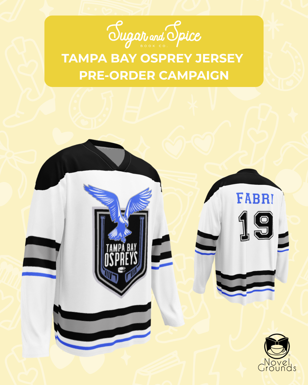 Tampa Bay Ospreys Hockey Jersey - Kandi Steiner 'Stand Your Ground' Event Exclusive