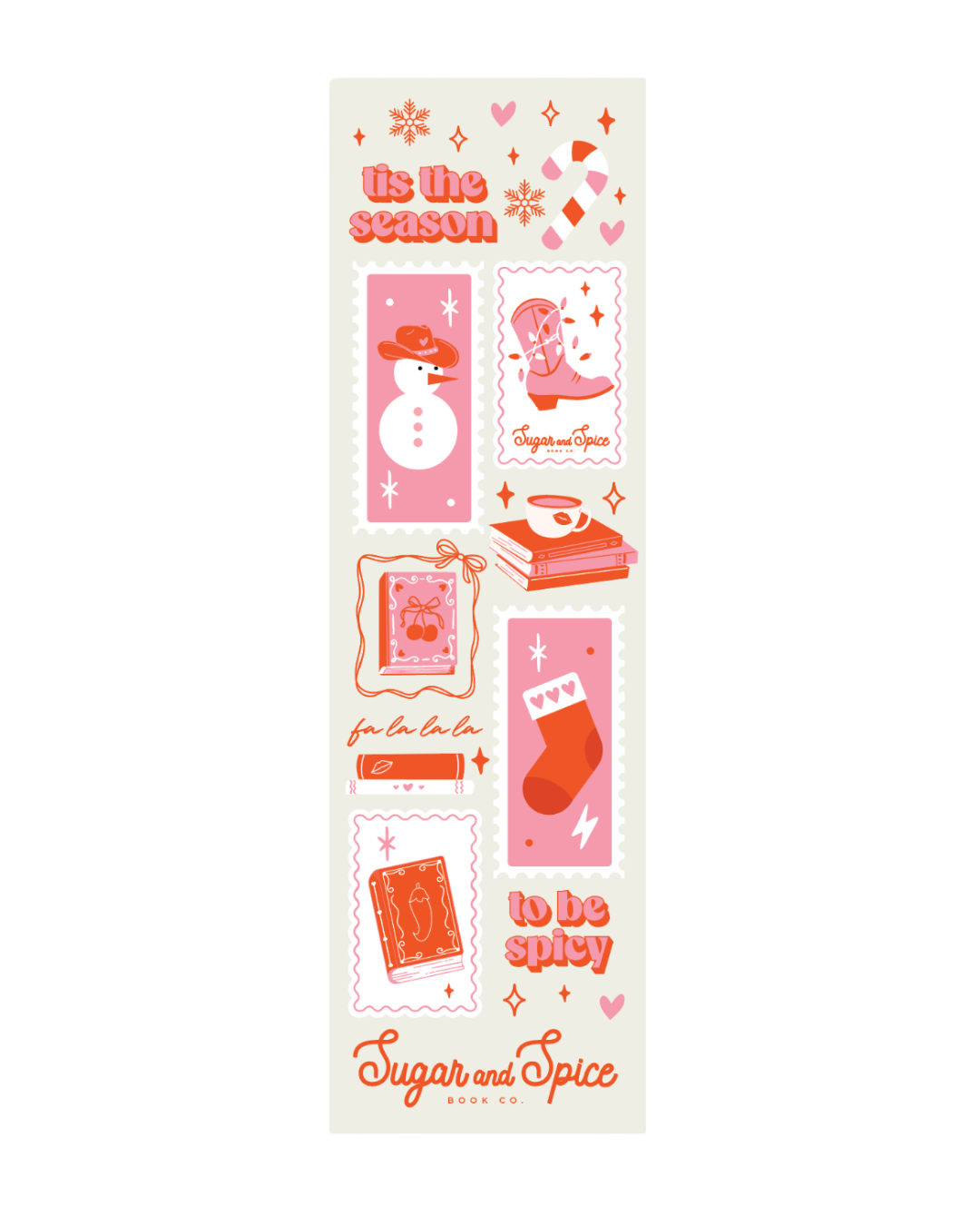"Tis the Season to Be Spicy” Holiday Bookmark