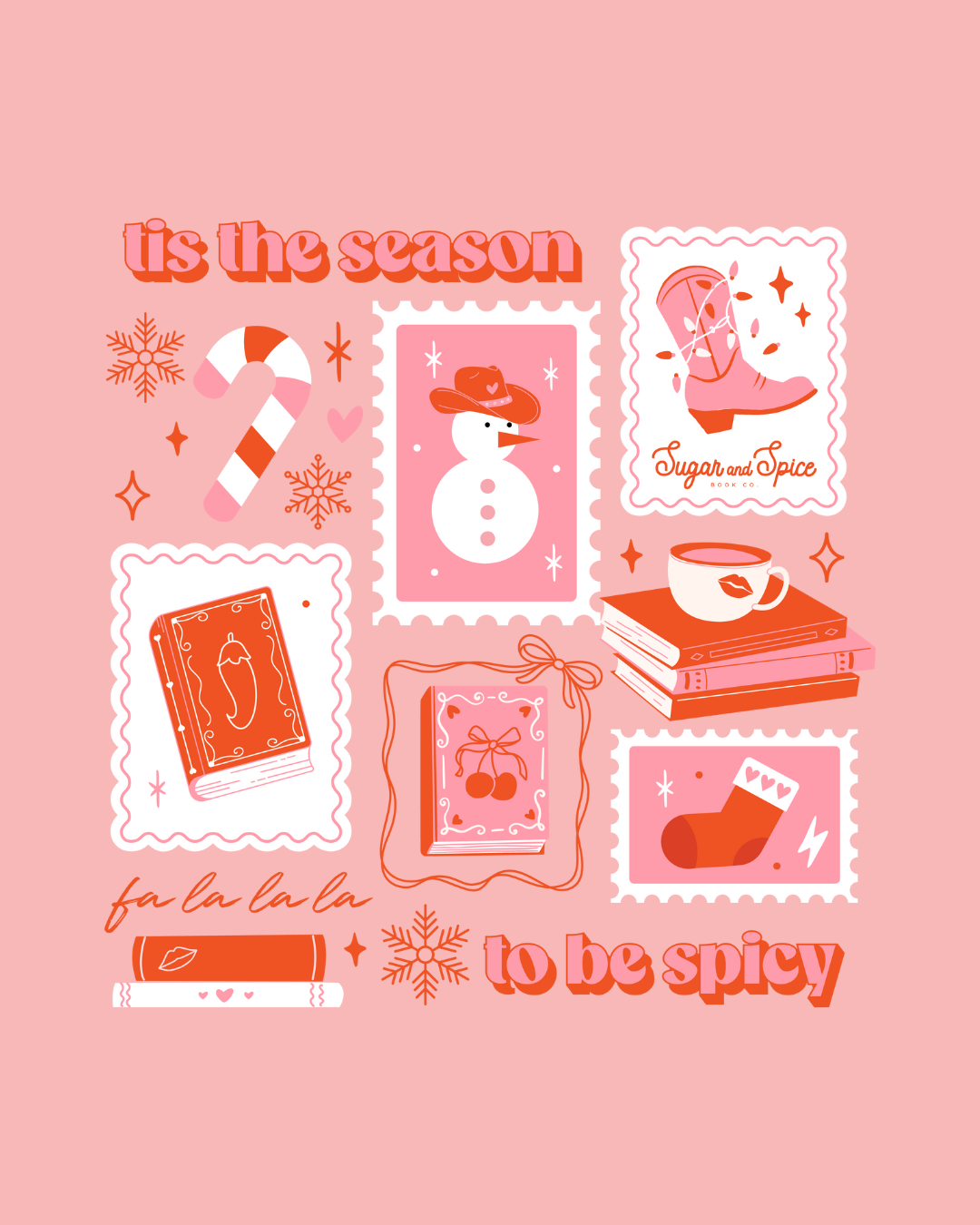 "Tis the Season to Be Spicy” Holiday Crewneck